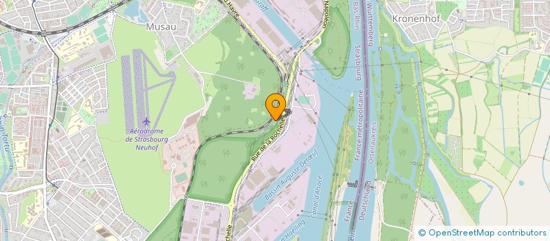 localisation de l'entreprise INNERVISION à STRASBOURG