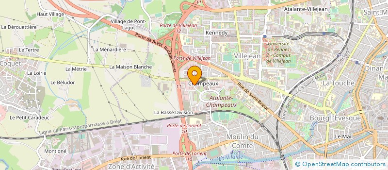 localisation de l'entreprise INNES  RENNES