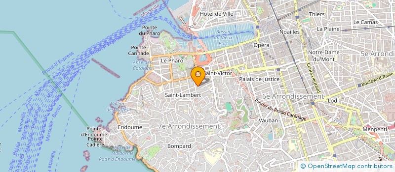 localisation de l'entreprise INNEX à MARSEILLE