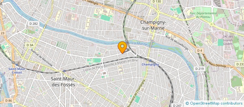 localisation de l'entreprise INNEX à SAINT-MAUR-DES-FOSSES