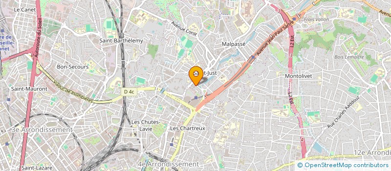 localisation de l'entreprise INNEXIO à MARSEILLE