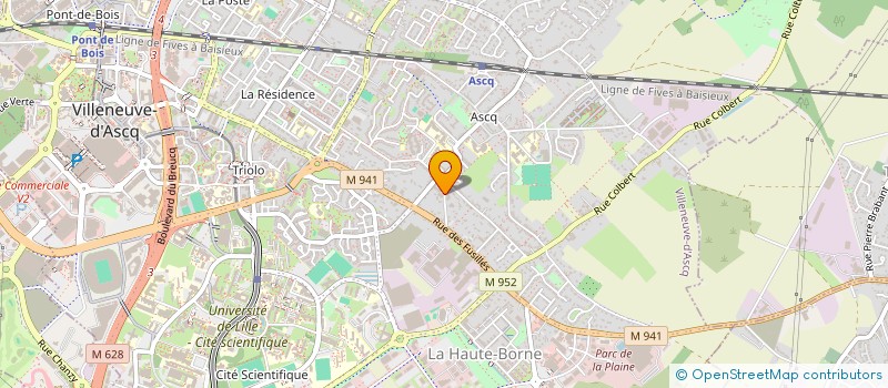 localisation de l'entreprise INNITI à VILLENEUVE-D'ASCQ