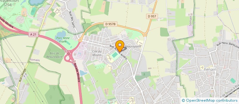 localisation de l'entreprise INNO 59  SOMAIN