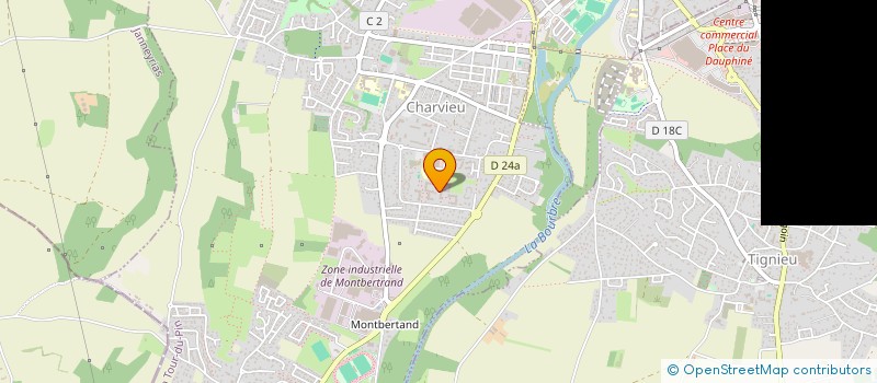 localisation de l'entreprise INNO CONFORT à CHARVIEU-CHAVAGNEUX