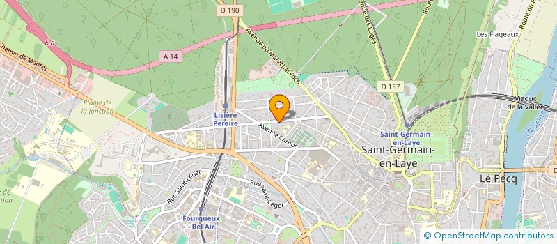 localisation de l'entreprise INNO CONSEIL  SAINT-GERMAIN-EN-LAYE