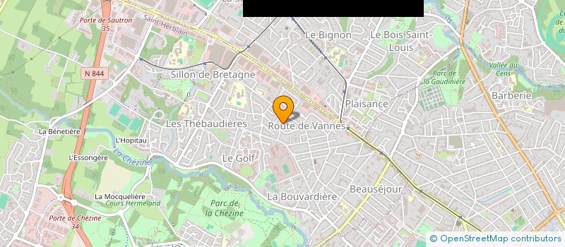 localisation de l'entreprise INNO'ENERGY à SAINT-HERBLAIN