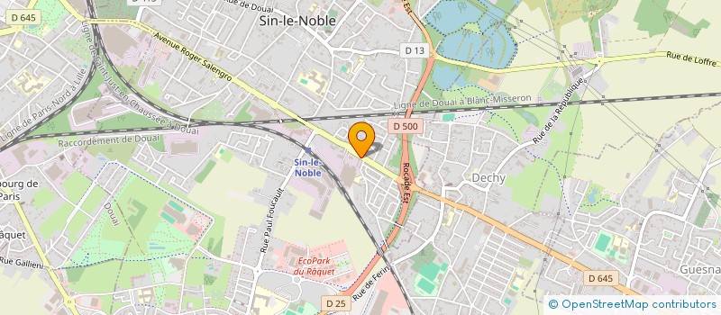 localisation de l'entreprise INNO PLUS à SIN-LE-NOBLE