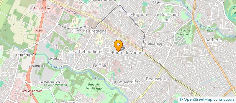 localisation de l'entreprise INNO'SERVICES  SAINT-HERBLAIN