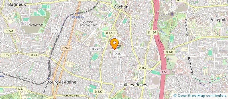 localisation de l'entreprise INNO TRANS à CACHAN