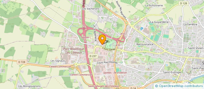 localisation de l'entreprise INNOBAT  SAINTES