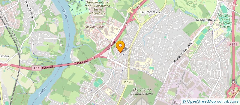 localisation de l'entreprise INNOBAT44 à NANTES