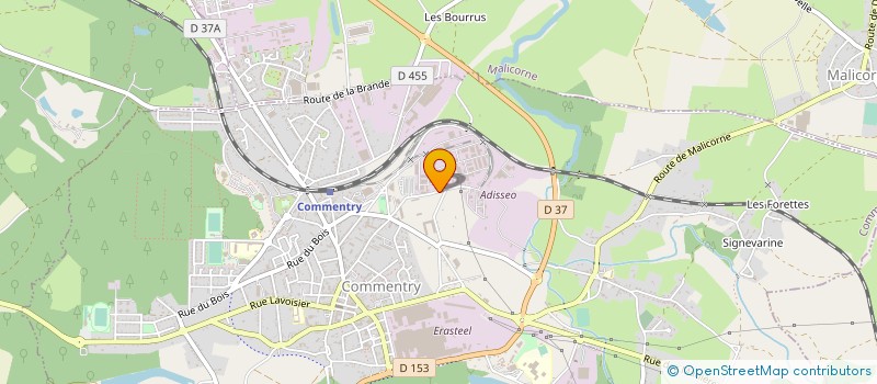 localisation de l'entreprise INNOCAPS à COMMENTRY
