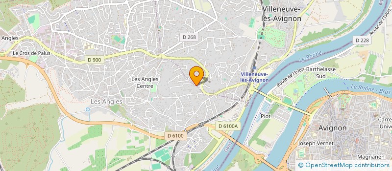 localisation de l'entreprise INNOCONSTRUCT à VILLENEUVE-LES-AVIGNON