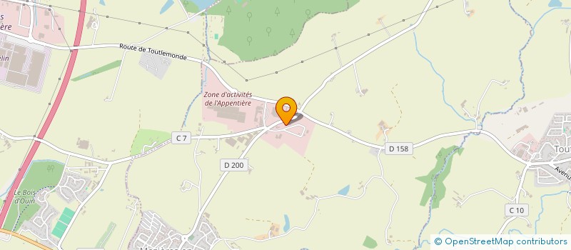 localisation de l'entreprise INNODENT  MAZIERES-EN-MAUGES