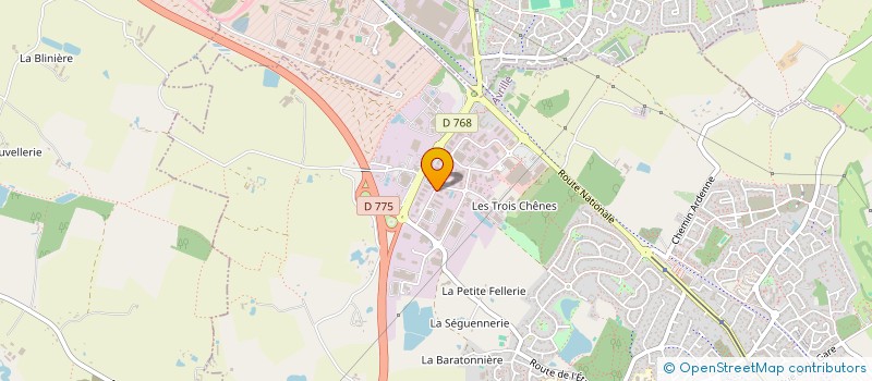 localisation de l'entreprise INNODES à AVRILLE