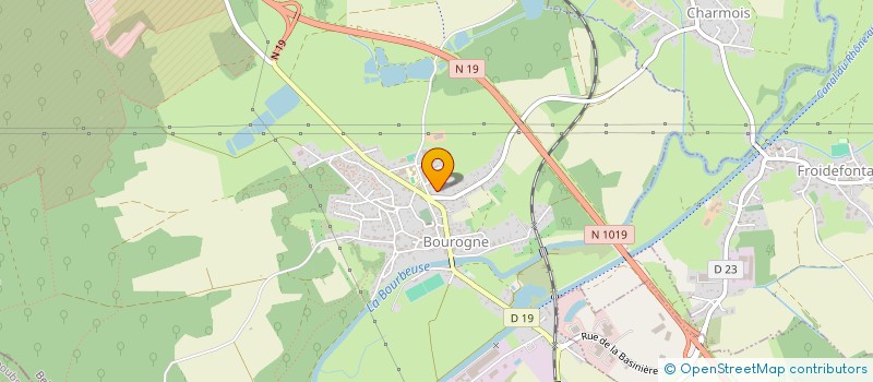 localisation de l'entreprise INNODIST SARL à BOUROGNE