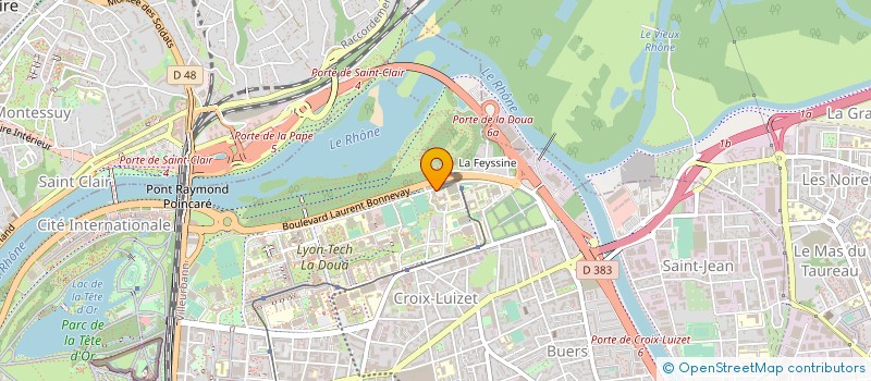 localisation de l'entreprise INNODURA TB  RILLIEUX-LA-PAPE