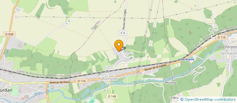 localisation de l'entreprise INNOENERGIE à ROINVILLE