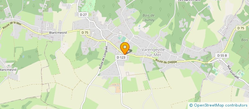 localisation de l'entreprise INNOFLAX à VARENGEVILLE-SUR-MER