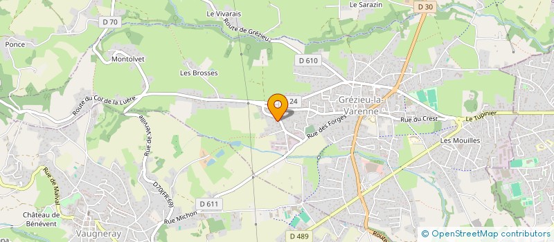 localisation de l'entreprise INNOGAST  GREZIEU-LA-VARENNE