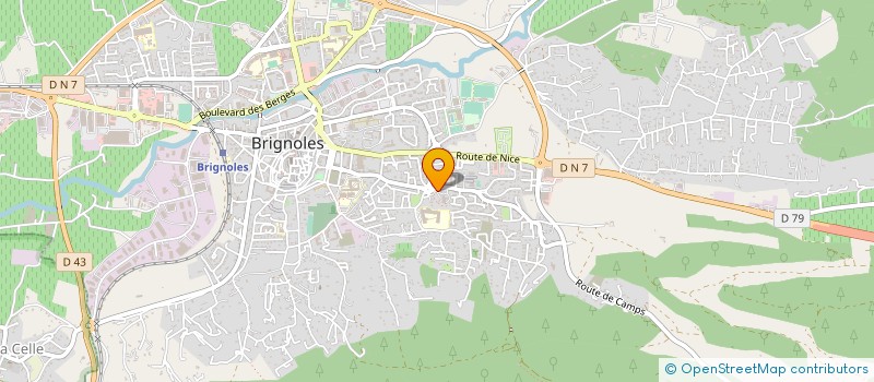 localisation de l'entreprise INNOGREEN à BRIGNOLES