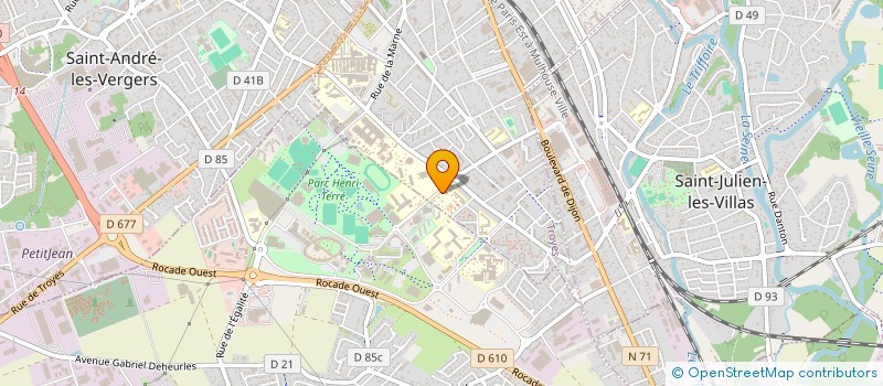 localisation de l'entreprise INNOLAB FRANCE à TROYES