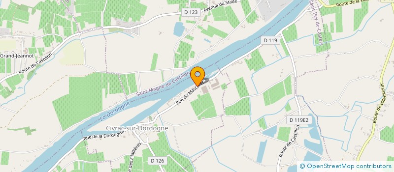 localisation de l'entreprise INNOMEDX  CIVRAC-SUR-DORDOGNE