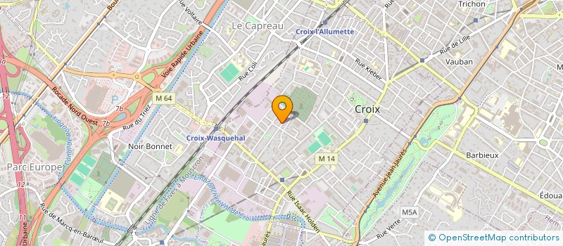 localisation de l'entreprise INNOPI à CROIX