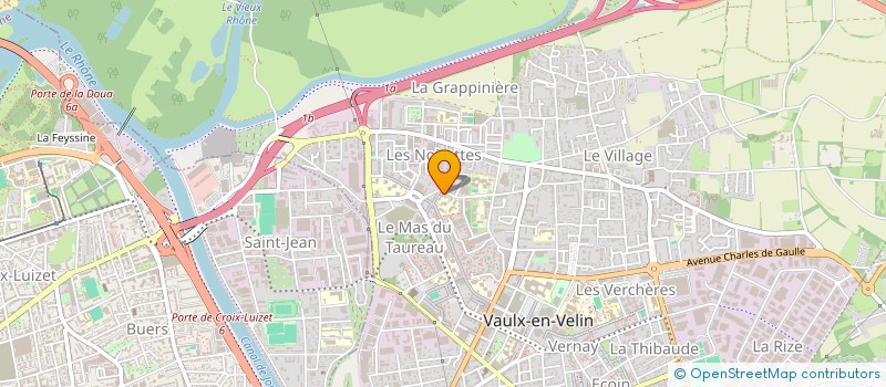 localisation de l'entreprise INNOPOLE  VAULX-EN-VELIN