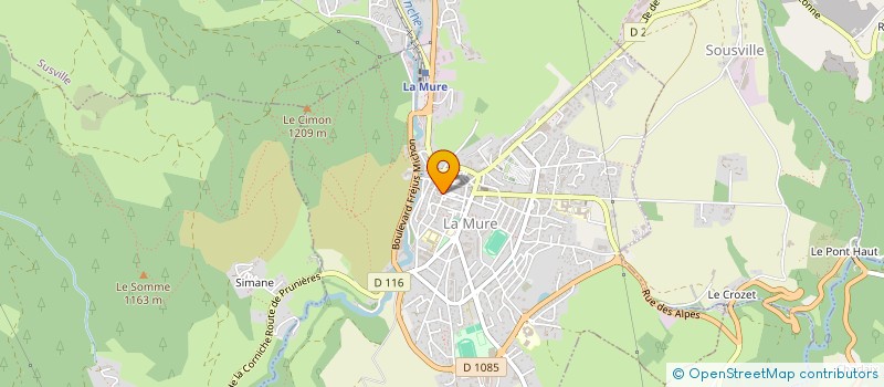 localisation de l'entreprise INNOPTIM  LA MURE