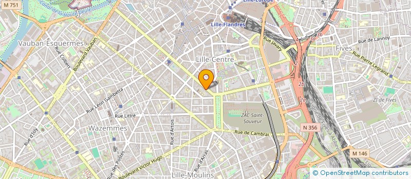 localisation de l'entreprise INNOPTUS FRANCE à LILLE
