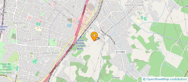 localisation de l'entreprise INNOPUB  SAINTE-EULALIE