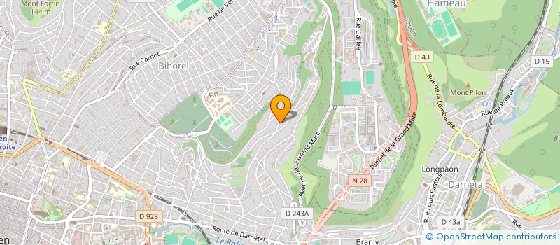 localisation de l'entreprise INNOSCALIA  ROUEN