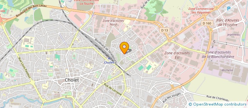 localisation de l'entreprise INNOSHAPERS à CHOLET