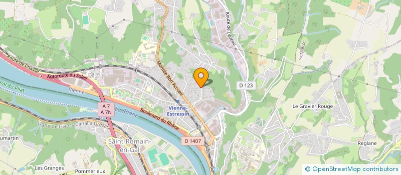localisation de l'entreprise INNOSPARK à VIENNE