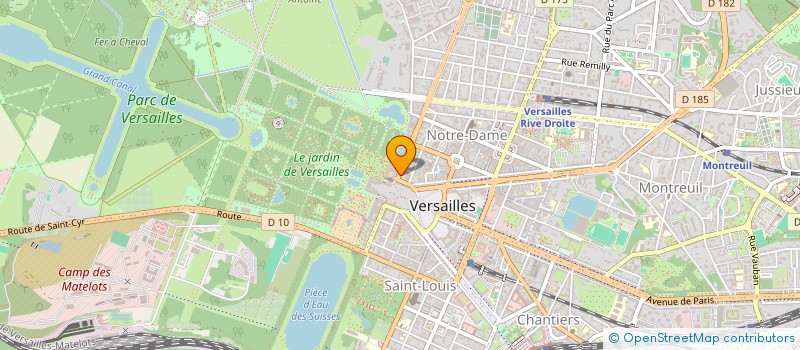 localisation de l'entreprise INNOSTRA SARL à VERSAILLES