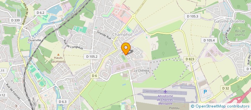 localisation de l'entreprise INNOTECH à CHAMPHOL