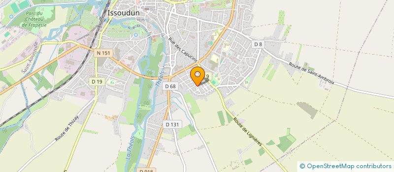 localisation de l'entreprise INNOV 36 à ISSOUDUN