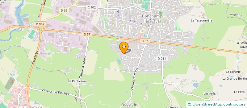 localisation de l'entreprise INNOV 3I  BONCHAMP-LES-LAVAL