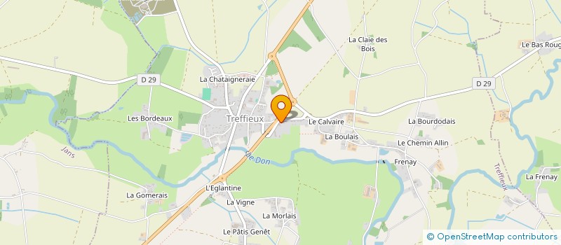 localisation de l'entreprise INNOV 44  TREFFIEUX