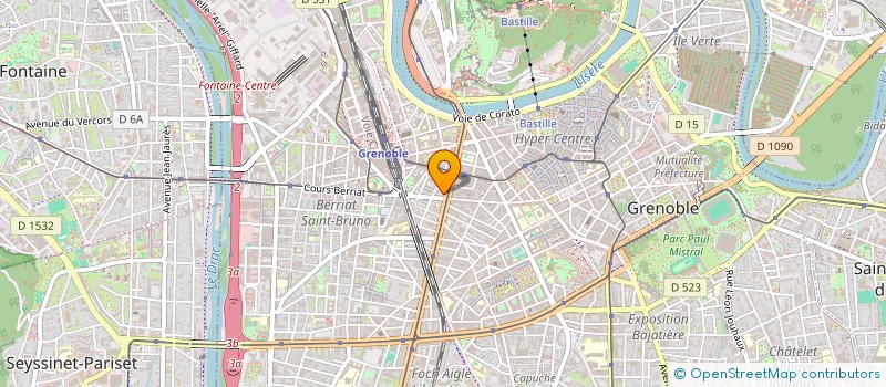 localisation de l'entreprise INNOV 6 à GRENOBLE