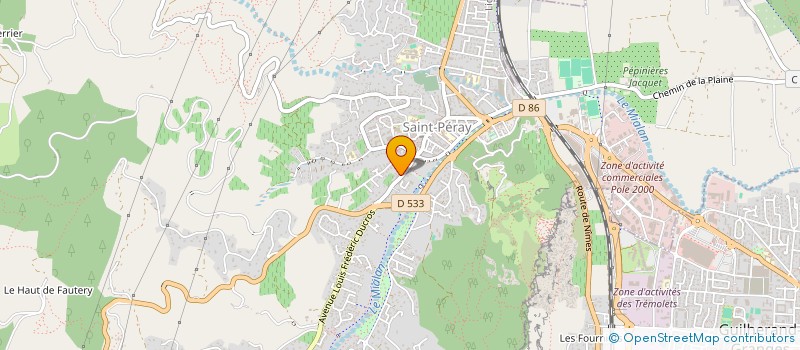 localisation de l'entreprise INNOV ACOUSTICS à SAINT-PERAY