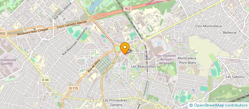 localisation de l'entreprise INNOV'ACTION à SEVRAN
