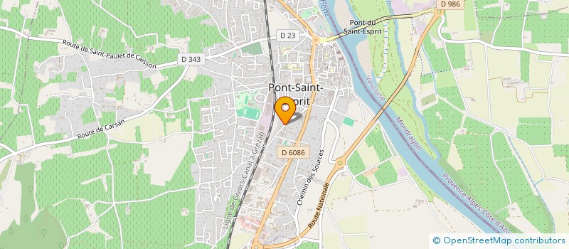 localisation de l'entreprise INNOV'ACTIVE  PONT-SAINT-ESPRIT