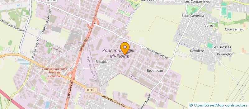 localisation de l'entreprise INNOV AIR  GENAS