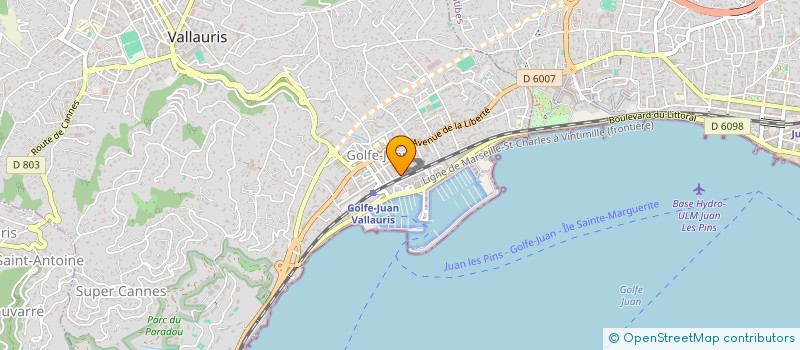 localisation de l'entreprise INNOV'ANNA CONSULTING  VALLAURIS