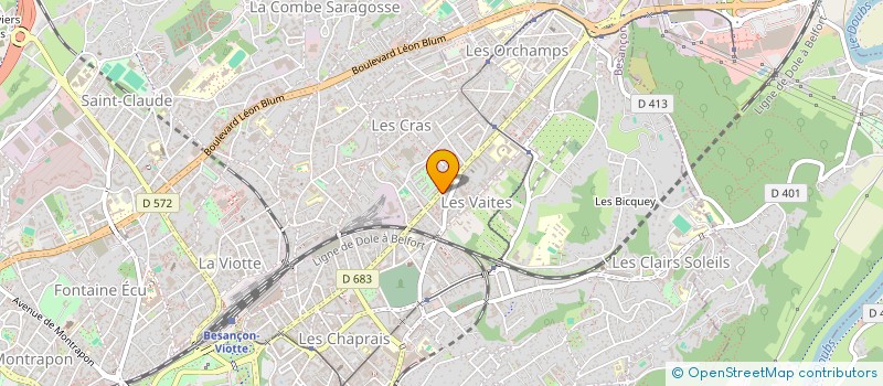 localisation de l'entreprise INNOV'AUTO à BESANCON