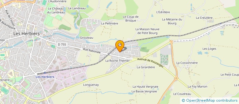 localisation de l'entreprise INNOV AVENIR  LES HERBIERS