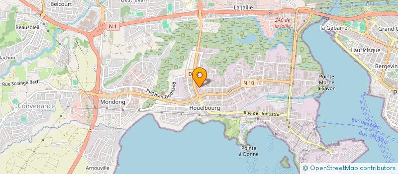 localisation de l'entreprise INNOV'BAIE  BAIE MAHAULT