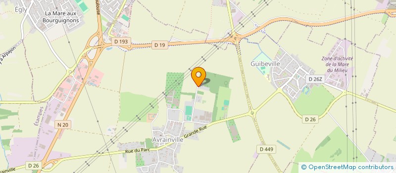 localisation de l'entreprise INNOV BAT  AVRAINVILLE